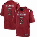 Custom South Carolina #5 Stephon Gilmore red fashion college football jersey