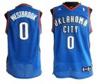 Oklahoma Thunder WESTBROOK 0 blue jerseys