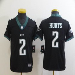 Youth Nike Philadelphia Eagles #2 Jalen Hurts black Color Rush Limited Jersey