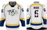 Nashville Predators #6 Shea Weber white NHL Jerseys