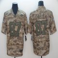 Nike Kansas City Chiefs 87 Travis Kelce camo color Rush Limited Jersey-BD