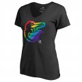 Women's Baltimore Orioles Fanatics Branded Pride Black T-Shirt