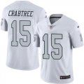 Oakland Raiders #16 Jim Plunkett Nike White Color Rush Limited Jersey