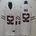 Nike Chicago Bears #52 Khalil Mack white Color Rush Limited Jersey with Sleeve label