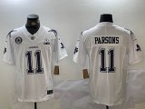 Nike Dallas Cowboys #11 Micah Parsons white fashion Nike Vapor F.U.S.E. Limited Jersey-BD 02