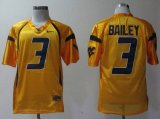 Nike West Virginia Mountaineers Stedman Bailey 3 Golden College Football Jerseys