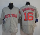 Boston Red Sox #16 Benintendi gray Flexbase Authentic Collection Jerseys