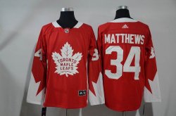 2017 Toronto Maple Leafs #34 Auston Matthews red hockey jersey