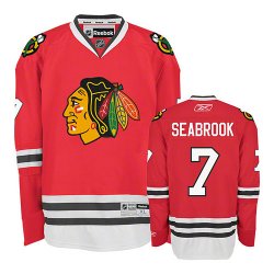 Brent Seabrook Jersey 7 Red Home Chicago Blackhawks Jerseys