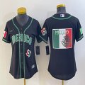 Women 2023 World Cup Mexico blank black majestic MLB baseball Jerseys-BD 19