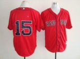 Boston Red Sox 15 Dustin Pedroia red mlb jersey