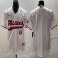 Nike Philadelphia Phillies blank white majestic baseball jersey Joint name-BD 01