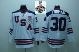 2013 NHL Stanley Cup Boston Bruins #30 Thomas White Jersey