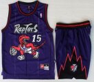 Toronto Raptors 15# Vince Carter purple nba suits