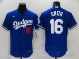 Nike Los Angeles Dodgers #16 Will Smith blue Flexbase Authentic Collection Jersey