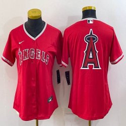 Youth Nike Los Angeles Angels blank red majestic baseball-BD