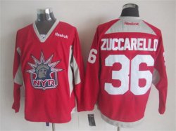 2015 reebok New York Rangers Mats Zuccarello 36# red ice hockey jersey