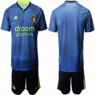 2019-2020 Feyenoord Rotterdam blue black soccer jerseys away