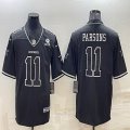 Nike Eagles #11 Carson Wentz black Color Rush Limited Jersey-BD