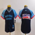 Youth National League blank Nike Navy 2024 MLB All-Star Game Limited Player Jersey 01