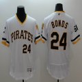 2016 Pittsburgh Pirates #24 Barry Bonds white elite baseball jersey-2