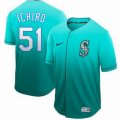 Nike Seattle Mariners #51 Ichiro Suzuki green drift baseball jerseys