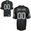 Oakland Raiders Customized Personalized Team Color Jersey