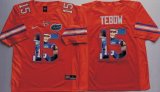 Florida Gators Tim Tebow #15 orange fashion college football jersey