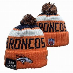 2024 Denver Broncos orange white black NFL Sports Cuffed Knit Hats