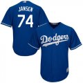 Los Angeles Dodgers #74 Kenley Jansen blue majestic baseball Jersey