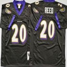 Baltimore Ravens #20 Ed Reed Limited Black Throwback NFL Jerseys-PNS