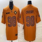 Las Vegas Raiders 98# Maxx Crosby 2023 Brown Salute To Service Limited Jerseys