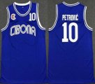 Drazen Petrovic #10 Cibona Croatian Basketball Jerseys All Stitched Jersey-LC