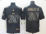 Nike Rams #30 Todd Gurley II black gold Color Rush Limited Jersey