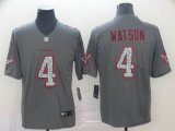 Houston Texans #4 Deshaun Watson gray fashion Rush Limited Jersey