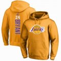 Los Angeless Lakers #24 Kobe Bryant yellow NAB Hoodie