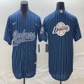 Nike Los Angeles Dodgers blank blue majestic baseball MLB jerseys -BD 10