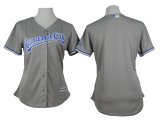 women Kansas Royals blank gray mlb baseball jersey