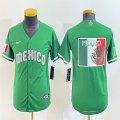 Women 2023 World Cup Mexico blank green majestic baseball jerseys (13)