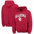 Fanatics Branded Oklahoma Sooners Cardinal Campus Pullover Hoodie