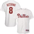 Philadelphia Phillies Shane Victorino 8# White jersey