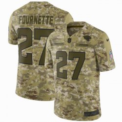 Jacksonville Jaguars #27 Leonard Fournette Nike Camo Salute to Service Retired Player Limited Jersey