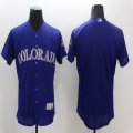 2016 Colorado Rockies blank purple Flexbase Authentic Collection Jersey