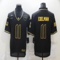 Nike New England Patriots #11 Julian Edelman throwback black Salute To Service Limited Jersey-BD