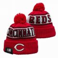 2024 Cincinnati Reds red white MLB Cuffed Knit Hats