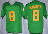 2015 Oregon Ducks Mariota #8 Nike College Football Playoff Rose Bowl Special Event Jersey - Apple Green