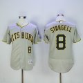 Pittsburgh Pirates #8 Willie Stargell gray Flexbase Authentic Collection Jersey-SG