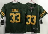 Youth Nike Green Bay Packers #33 Aaron Jones green yellow Color Rush Limited Jersey