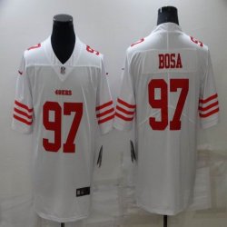 Nike San Francisco 49ers #97 Nick Bosa white Color Rush Limited Jersey-BD