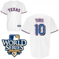 MLB Texas 10# Young white kid jersey